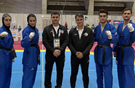 تیم تکواندوی ایران به مدال نقره مسابقات آزمایشی المپیک دست یافت