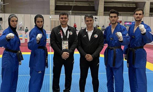 تیم تکواندوی ایران به مدال نقره مسابقات آزمایشی المپیک دست یافت