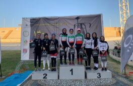 رکوردشکنی بانوان رکاب زن در مسابقات قهرمانی کشور