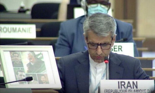 نماینده ایران در ژنو: آمریکا و حامیان تحریم ملت ها، مرتکب جنایت علیه بشریت می شوند