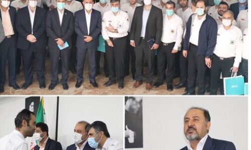 بیمه دی از رانندگان کم ریسک اورژانس تهران تجلیل کرد