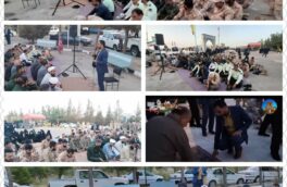 برگزاری مراسم عطرافشانی و غبارروبی گلزار شهدای شهرستان تایباد