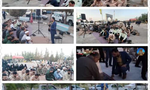 برگزاری مراسم عطرافشانی و غبارروبی گلزار شهدای شهرستان تایباد