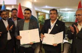 جامعه هتلداران اردبیل با فدراسیون آژانس‌های گردشگری تاجیکستان تفاهمنامه همکاری امضاکردند