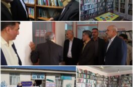 بازدید مدیرکل آموزش‌ و پرورش گلستان از «کتابخانه عمومی مستقل فرهنگ» روستای بالاجاده