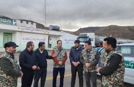 حضور بازرسان بسیجی شرکت نفت گلستان در ایستگاه بازرسی تیل‌آباد