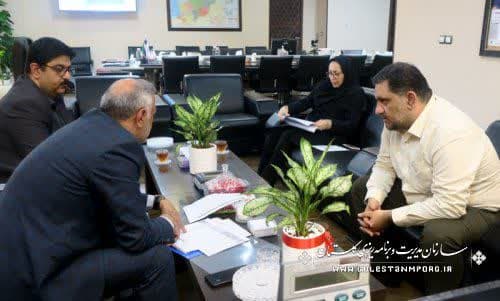 دیدار و نشست نورانی رئیس سازمان با برزمینی مدیرکل ورزش و جوانان استان گلستان