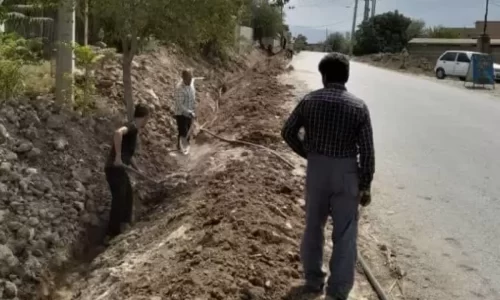 بازسازی شبکه مخابراتی روستای قره شور شهرستان کلاله