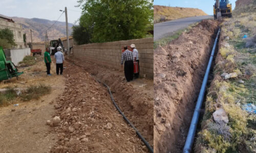 توسعه و اصلاح بیش از ۷ هزار متر از خطوط انتقال و شبکه آبرسانی در شهرستان سیروان