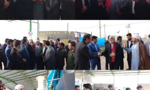 افتتاح واحد صنعتی اکسیژن علیپور در شهرک صنعتی رامیان