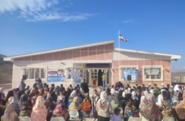 درب مدرسه ای جدید در شهرستان مرزی مراوه تپه استان گلستان به روی دانش آموزان این منطقه باز شد