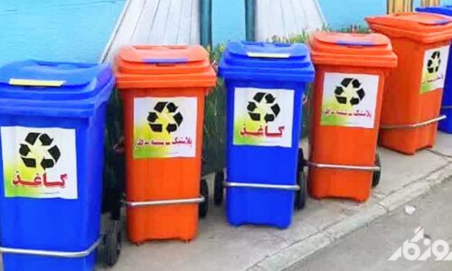 توزیع ۳۶۰ مخزن زباله ویژه تفکیک پسماند خشک در باقرشهر