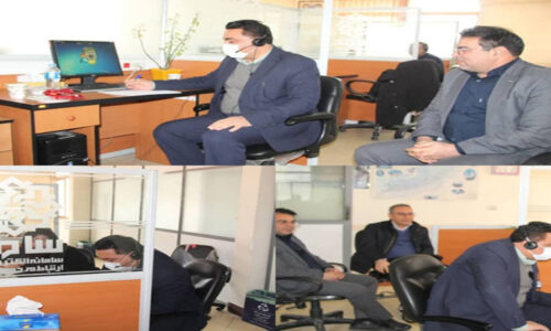 پاسخگویی تلفنی مدیر مخابرات منطقه گلستان به مردم در مرکز سامد