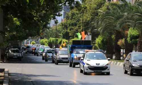 جشن کاروان خودرویی در گرگان