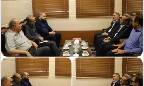 نشست مدیرکل استاندارد با مدیرعامل و معاونین شرکت نفت منطقه گلستان و رئیس اتحادیه جایگاه داران استان
