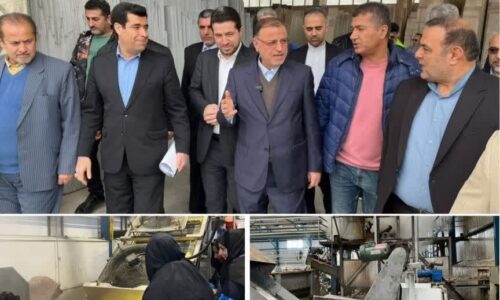 بازدید استاندار گلستان به همراه مدیران استانی  از شهرک صنعتی سرخنکلاته