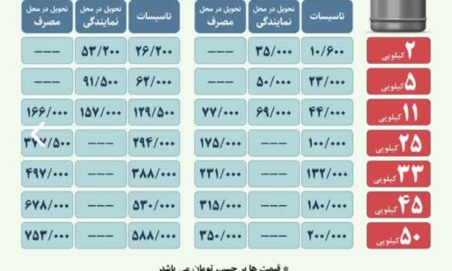 قیمت گازمایع برای برخی مصارف غیر سهمیه ای معین  اعمال خواهد گردید