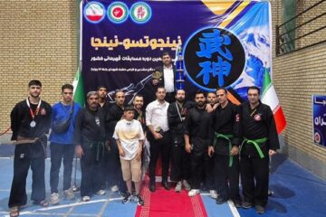 قهرمانی فارس در سی‌وپنجمین دوره مسابقات کشور قهرمانی اوپن کومیته (مبارزات آزاد) نین جوتسو