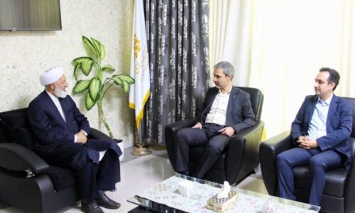 دیدار مدیرکل کتابخانه‌های عمومی گلستان با مدیر شعب بانک قرض‌الحسنه مهر ایران