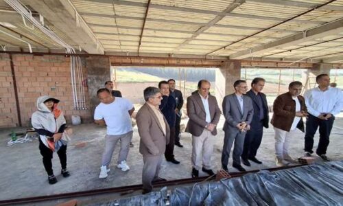 بازدید بازرس کل استان گلستان از پروژه شهربازی مدرن و سورتمه ریلی گرگان
