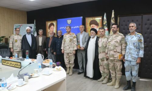 به مناسبت هفته انتظامی نشست هم اندیشی با پیشکسوتان مرزبانی برگزارشد