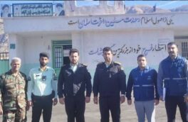 استقرار اکیپ دامپزشکی در محل پاسگاه ایست و بازرسی تیل آباد