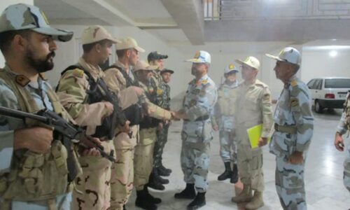 فرمانده مرزبانی استان گلستان از یگانهای دریابانی بازدید کرد