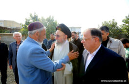 همدردی آیت الله نورمفیدی با خانواده مرحوم صابر کاظمی