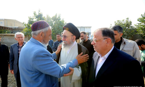 همدردی آیت الله نورمفیدی با خانواده مرحوم صابر کاظمی