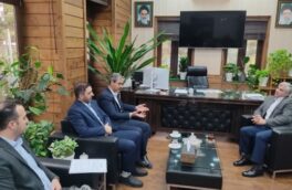دیدار مدیر ارشد بانک مهر ایران با قائم مقام شهردار گرگان در گلستان