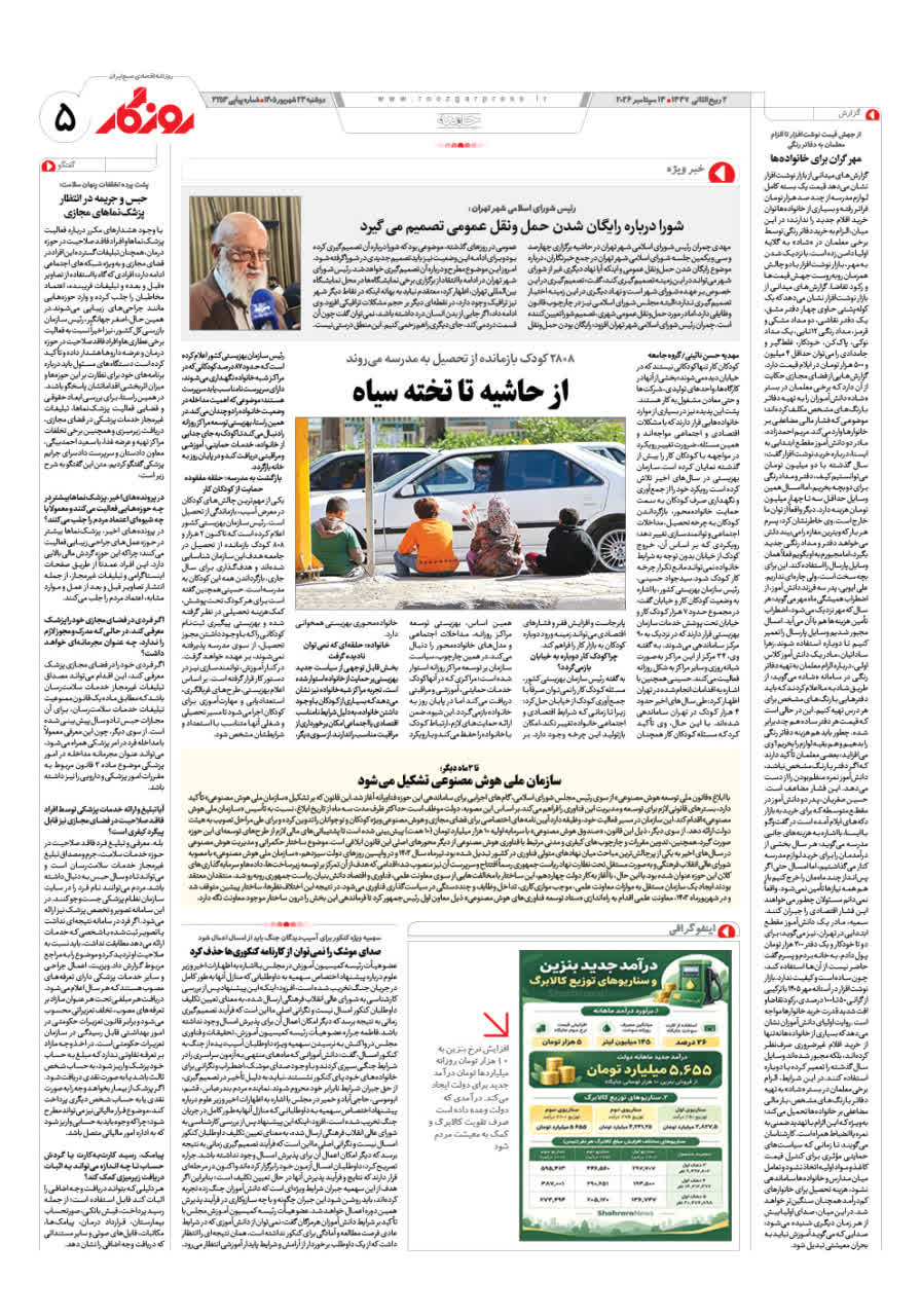 شماره 3252 ص5 1405/06/23